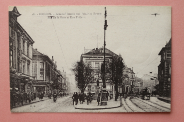 Postcard PC Bochum 1919-1930 Streets Houses shops Town architecture NRW